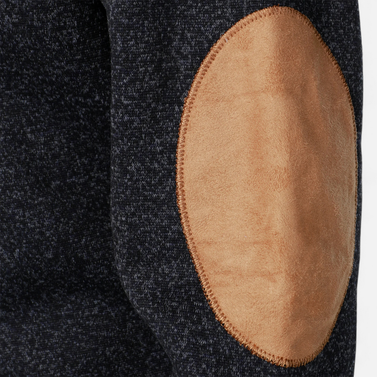 Men’s Knitted Warm Button Jumper with Stand-Up Collar