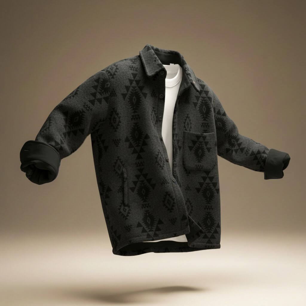 Crellan | Men’s Southwestern Wool Blend Jacket