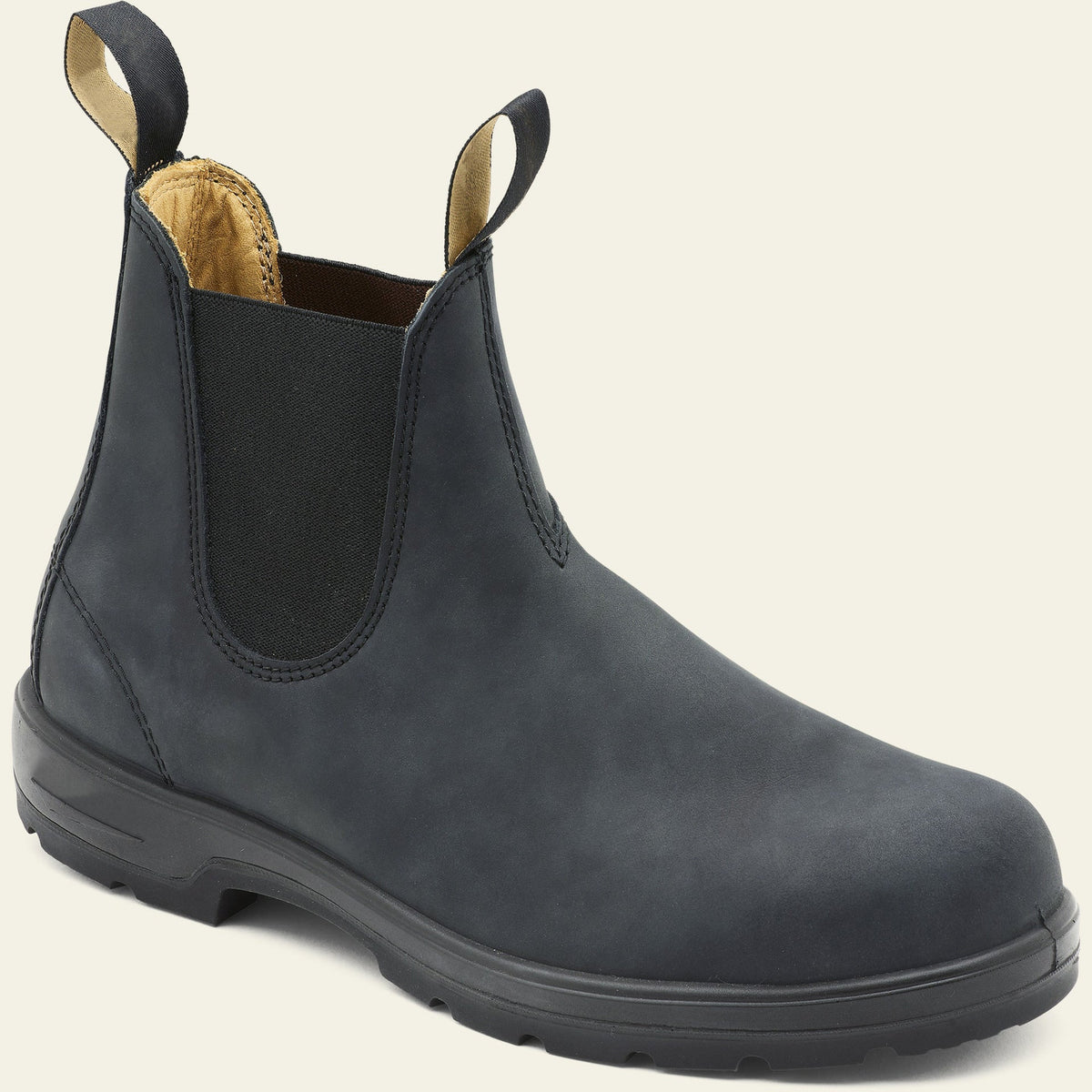 Men’s Classic Leather Chelsea Boots in Slip-on Design