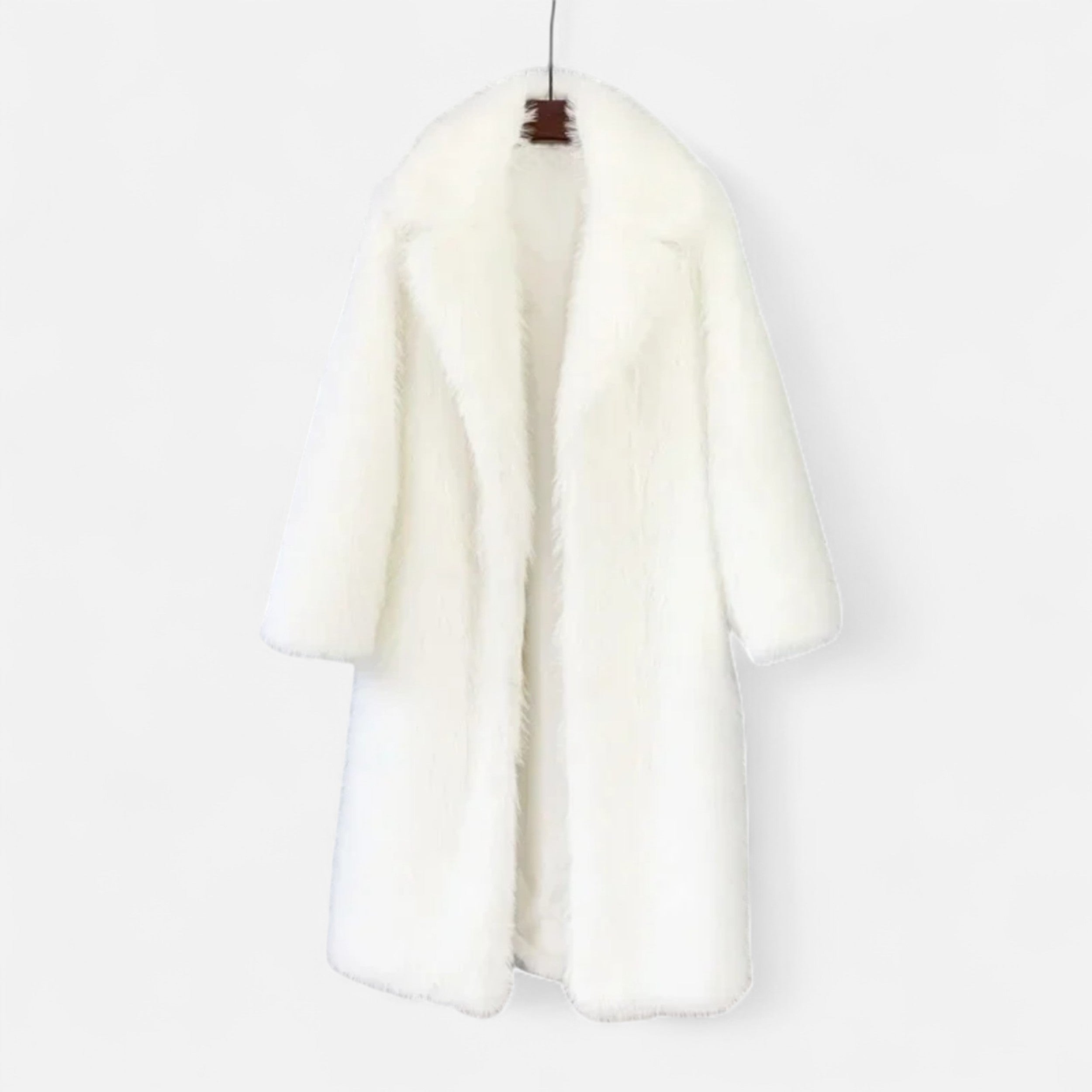 Women’s Timeless Long City Adventure Winter Faux Fur Overcoat
