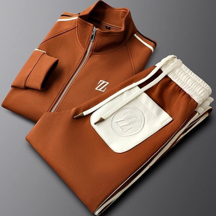 Men’s Sporty Outdoor Two Piece Tracksuit Set