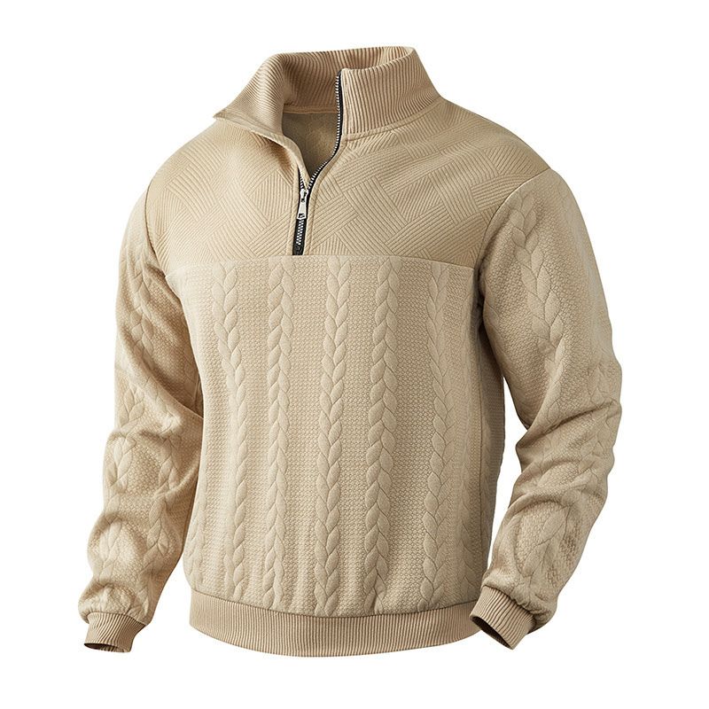 Arvelius | Men’s Jacquard Knit Wool Sweater