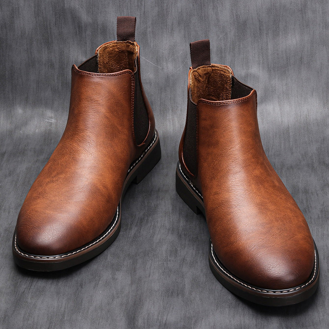 Men’s Stylish Durable Everyday Chelsea Boots with Elastic Side Panels