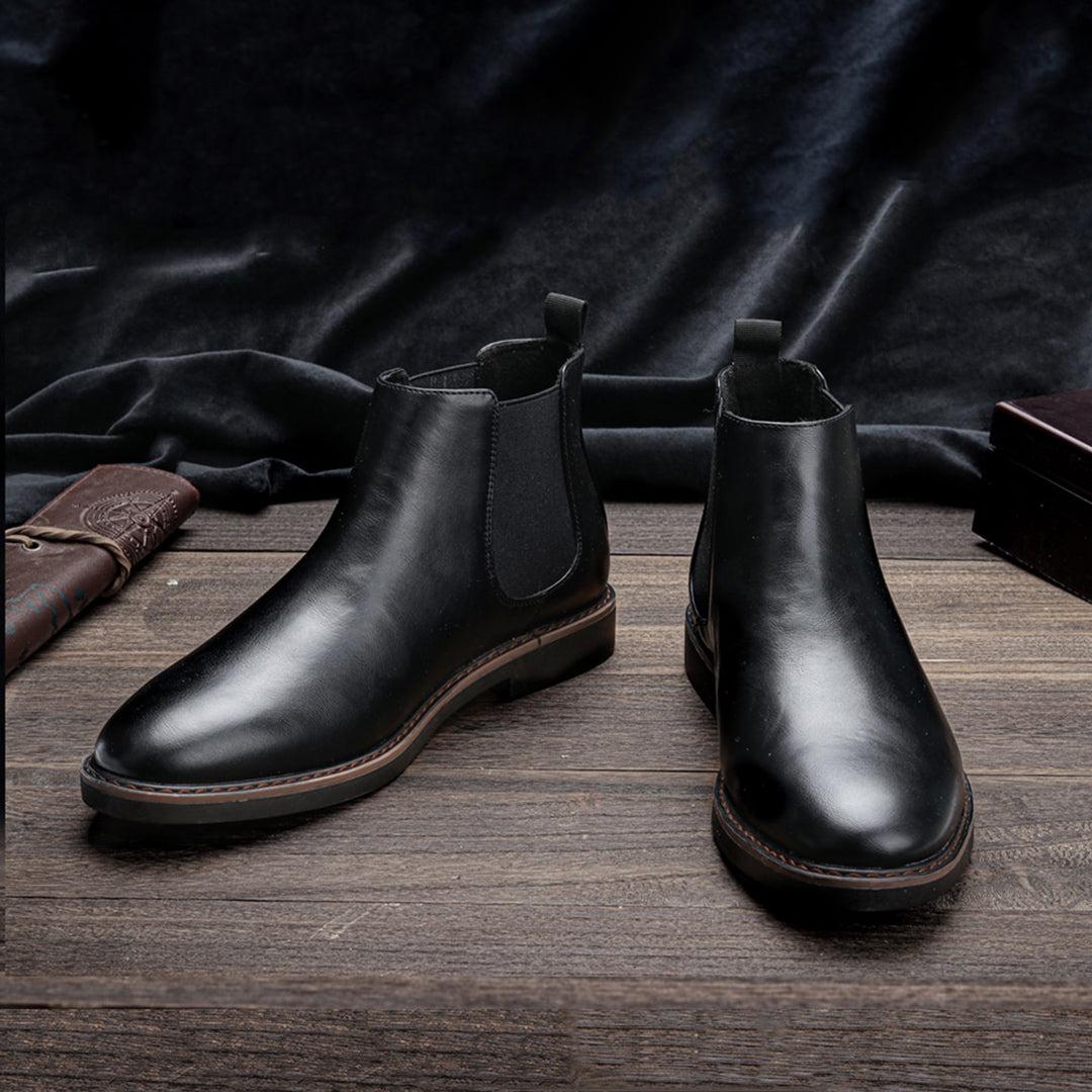 Men’s Stylish Durable Everyday Chelsea Boots with Elastic Side Panels