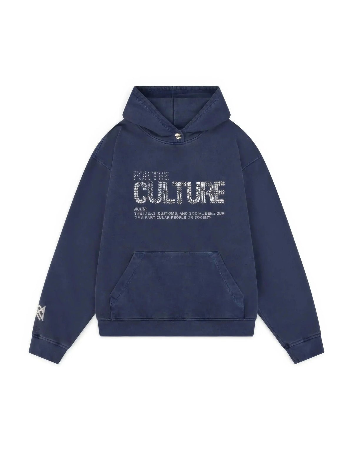 Raven | Unisex Oversized Rhinestone Graphic Hoodie