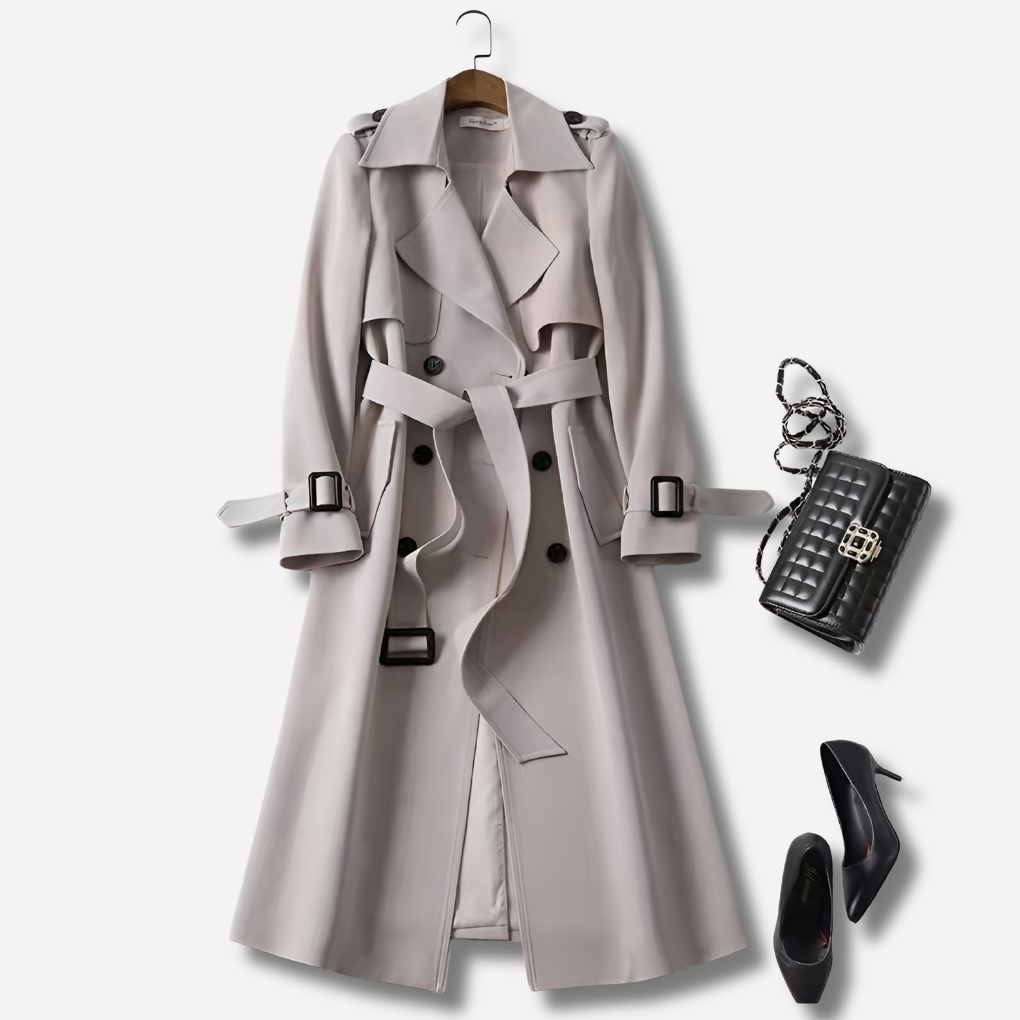 Vintage Trendy Trench Coat for Women Timeless Edge with Modern Appeal