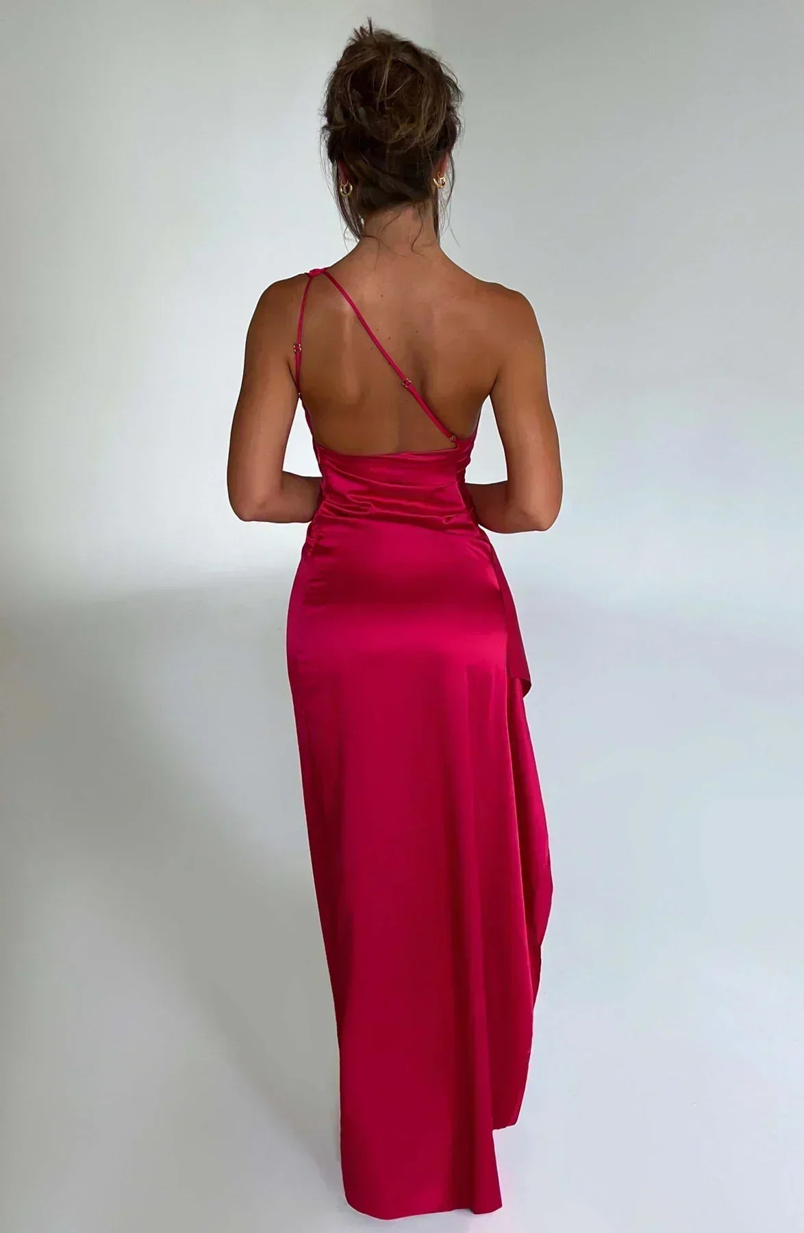 Stylish Formal Party Asymmetric Evening Dress for Women